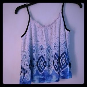 Justice spaghetti strap top